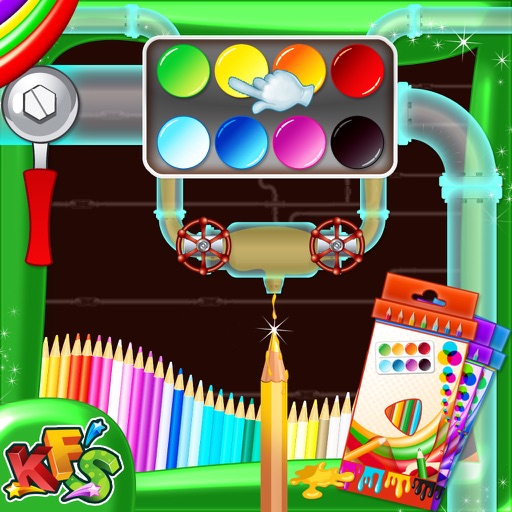 Color Pencil Factory – Make pencils with crazy fun icon