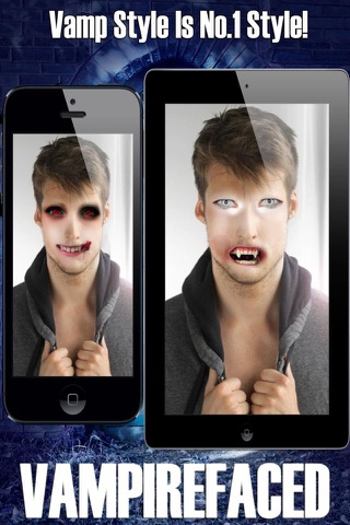 VampireFaced - Vampire Gothic Photo Face FX Booth screenshot 4