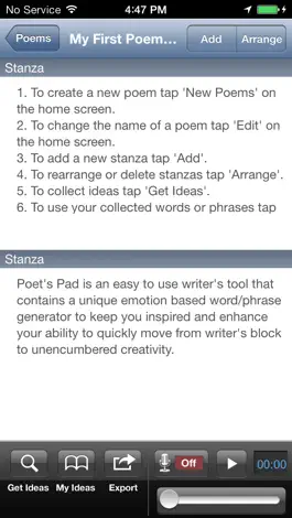 Game screenshot Poet's Pad™ for iPhone apk