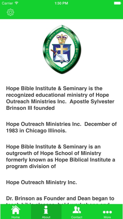 HOPE BIBLE INSTITUTE & SEMINAR
