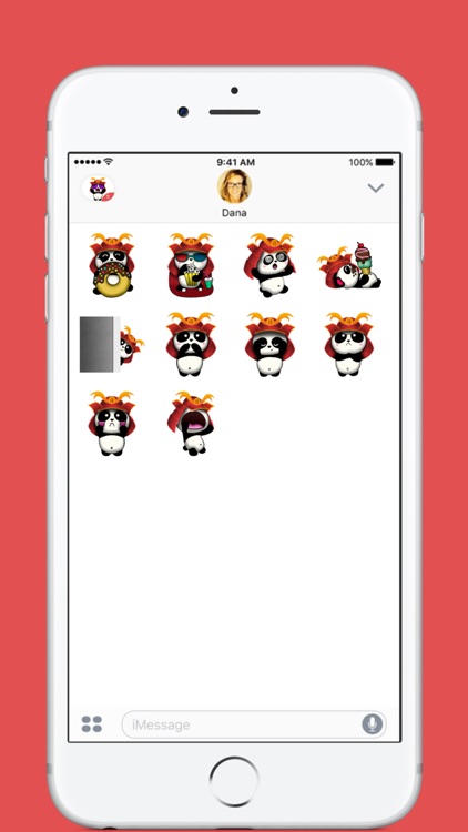 SAMURAI PANDA (Animated) stickers by CandyA$$
