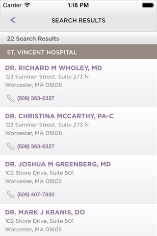 Saint Vincent Hospital screenshot 4