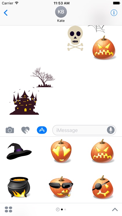 Halloween Spooky Costume - Stickers for iMessage
