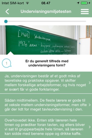 Elevmiljø på ungdomsuddannelser screenshot 3