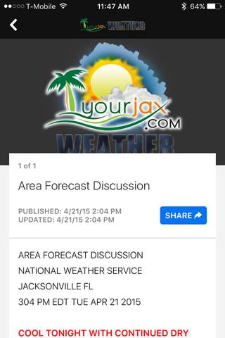 YourJax Weather screenshot 3