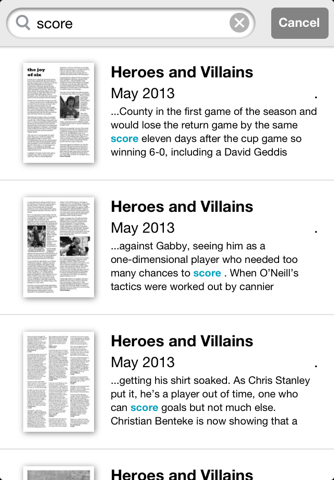 Heroes & Villains Fanzine screenshot 4