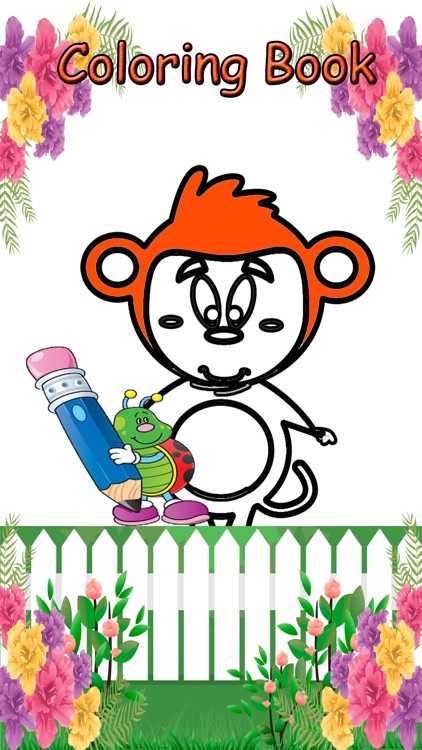 Monkeys Coloring Fun for kids the Third Edition