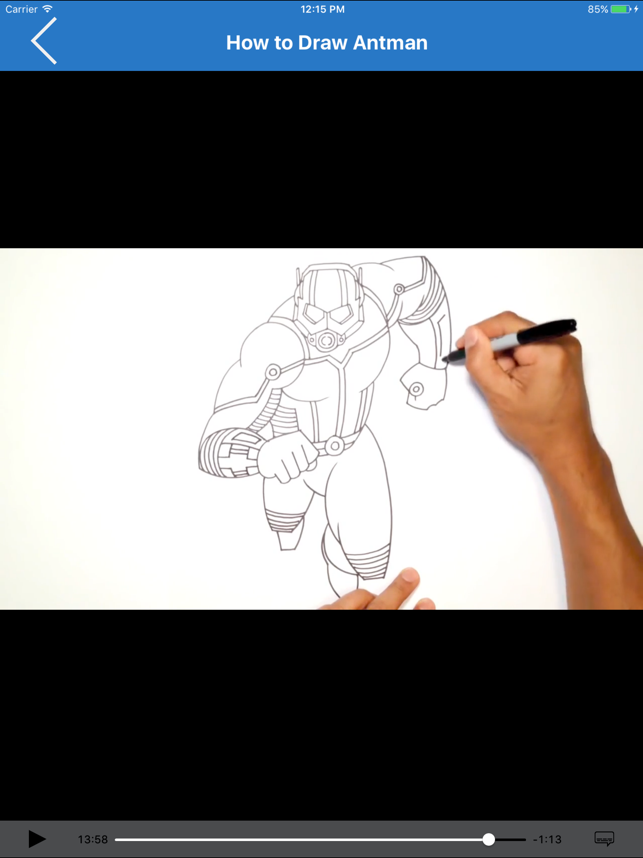 How to Draw Heroes Villains for iPad