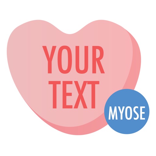 Candy Hearts - MYOSE - Make Your Own Sticker Emoji icon
