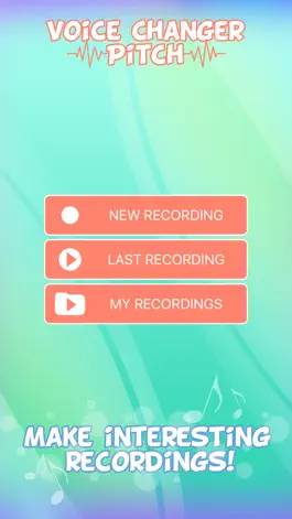 Game screenshot Voice Changer Pitch: Record Pranks & Morph Speech mod apk