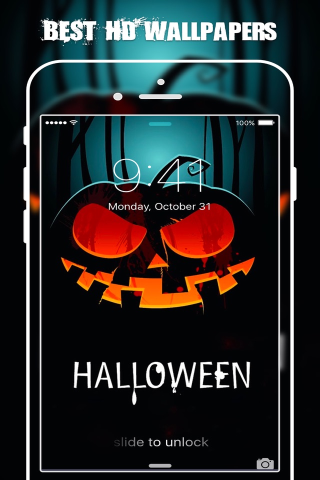 HD Halloween Wallpapers & Backgrounds Free screenshot 2