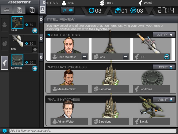 MACBETH: An Intelligence Analyst Game screenshot-4