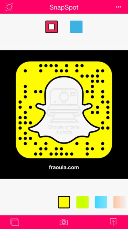 SnapSpot - snapcode generator for Snapchat!