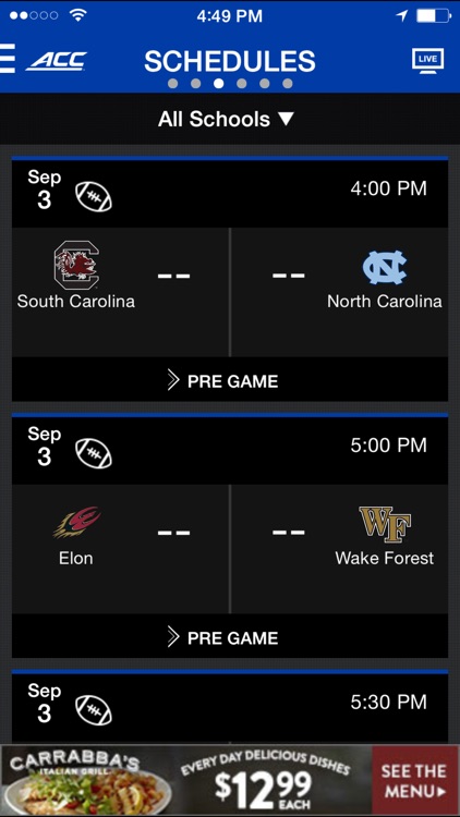 ACC Sports - Official App screenshot-3