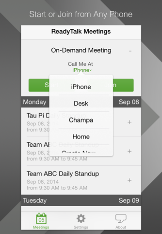 ReadyTalk Conferencing screenshot 4