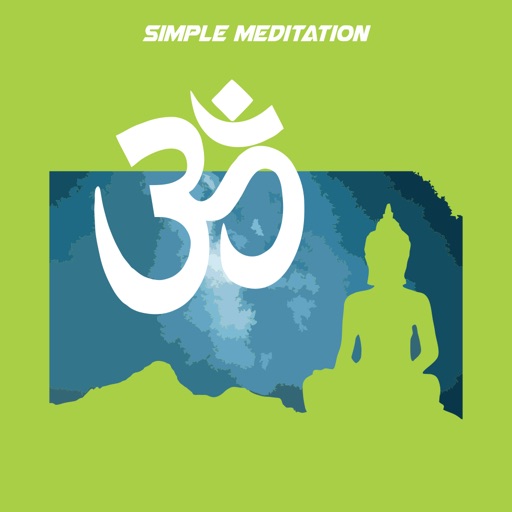Simple meditation + icon