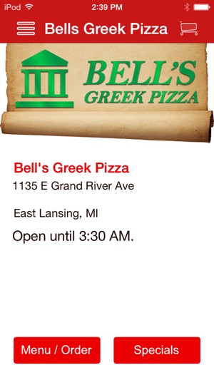 Bell's Greek Pizza(圖1)-速報App