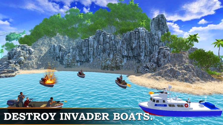 Navy Police Motor Boat Attack – Naval War game