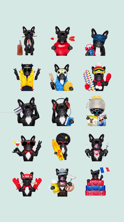 Frenchie Stickers