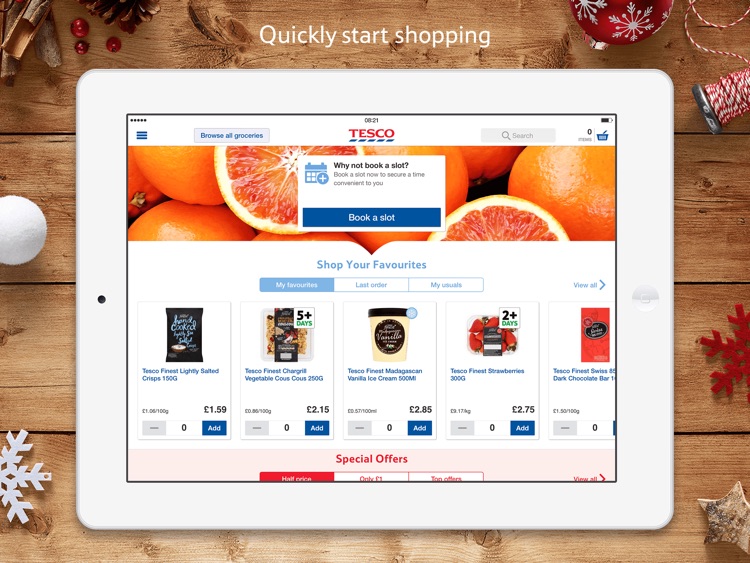 Tesco Fresh Groceries for iPad screenshot-0