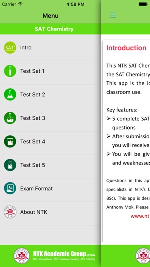 NTK SAT Chemistry Pro(圖2)-速報App