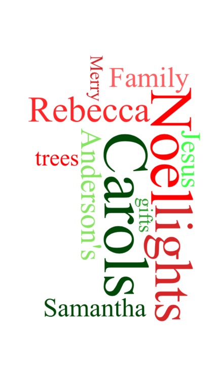 Christmas WordCloud Maker Free