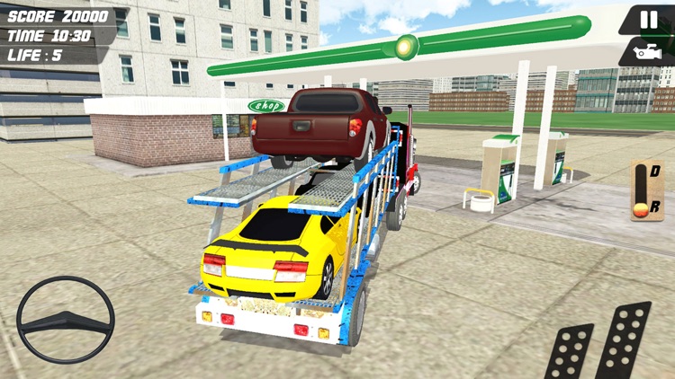 Car Transporter Delivery Truck 3D: Transport Tank