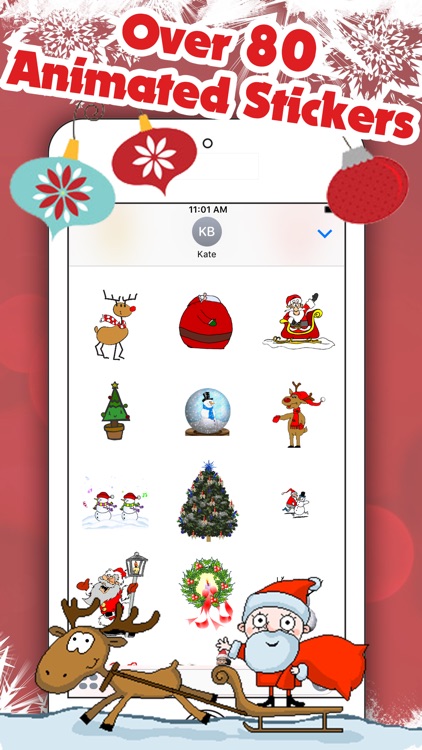 Best Animated Christmas Stickers