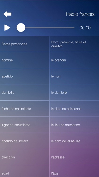 Aprender Francés Audio Curso y Vocabulario Rápido screenshot-3