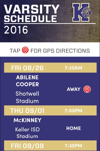 Keller Sports App screenshot 2