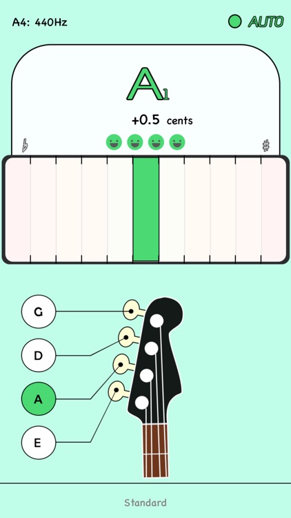 Bass guitar tuner Free