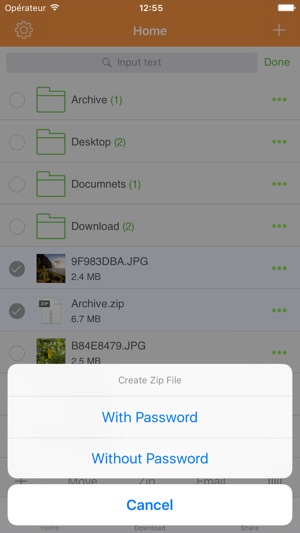 FoxZip : Zip and Unzip password protected file(圖2)-速報App