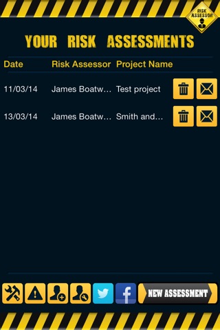 Risk Assessor screenshot 2