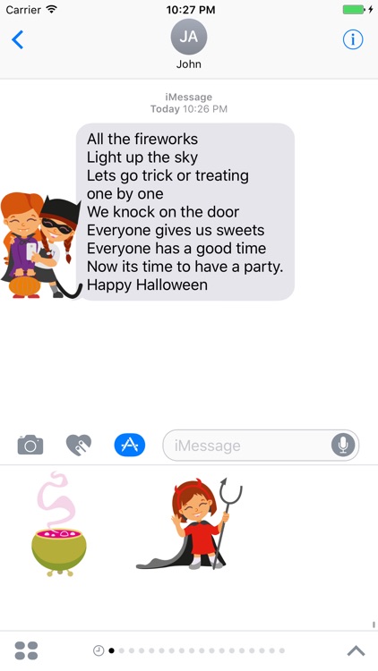 Crazy Halloween Sticker for iMessage #6