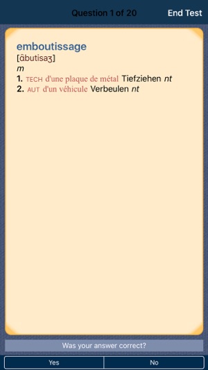 Deutsch <-> Französisch KOMPAKT Wörterbuch(圖2)-速報App