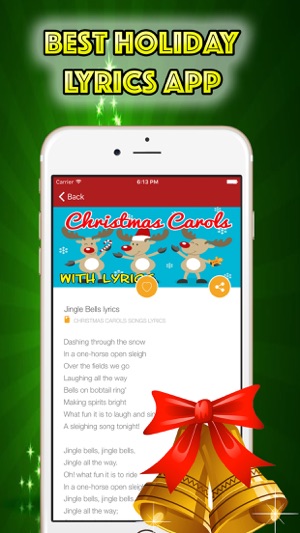 聖誕歌曲歌詞播放頌歌假日 - Christmas iphone Songs For Holiday(圖5)-速報App