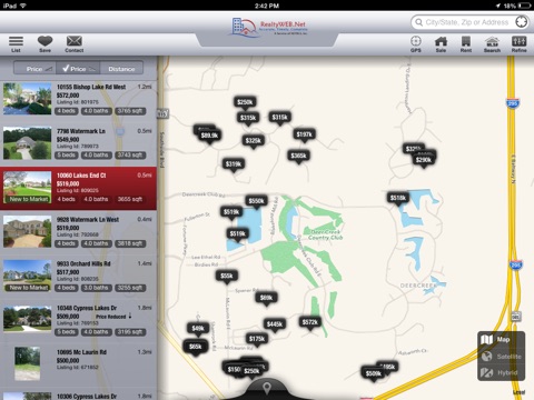RealtyWEB.Net for iPad screenshot 2
