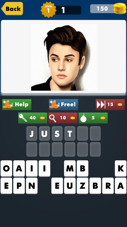 Celebrity Guess Quiz Games ~ Guessing hip hop pop music super star singers, tv & movie actors