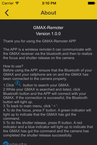 GMAX-Remoter screenshot 2