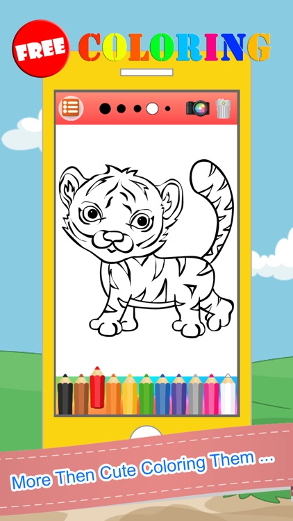 Coloring Book Of Animals Painting & Drawing Pages