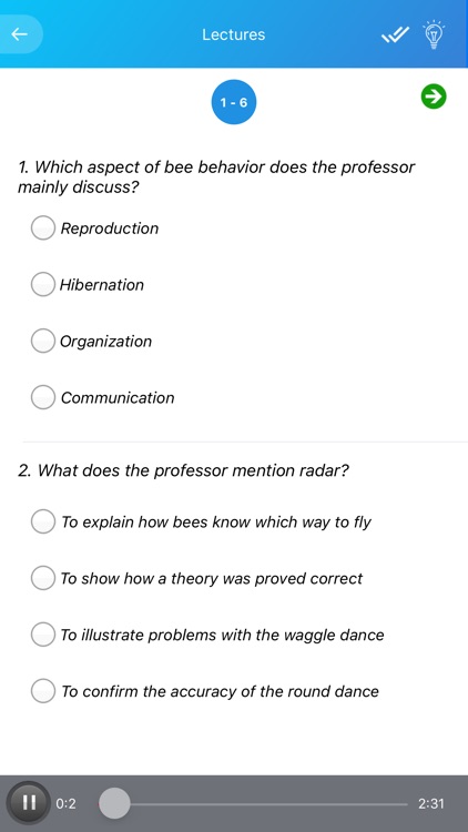 TOEFL Listening Practice