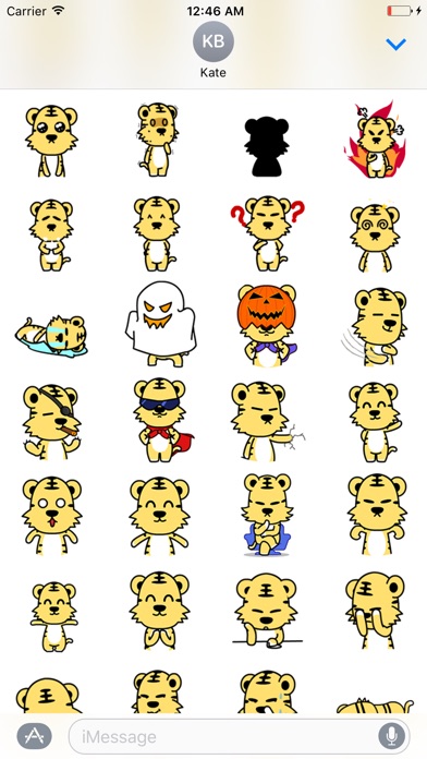 Little Tiger - Animated Stickers And Emoticonsのおすすめ画像2