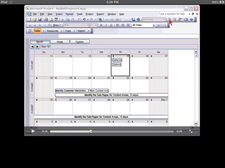 Video Training for Project 2007 HD screenshot-3