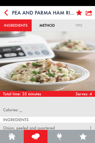 Kenwood International Recipe App screenshot 3
