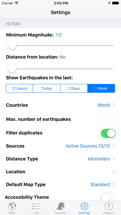 Quake Spotter - Map, List, Widget and Alerts screenshot-3
