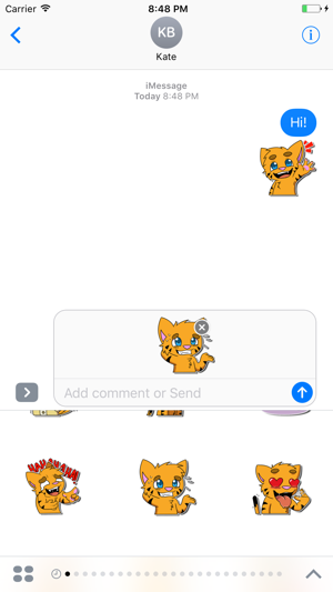 Cute Tiger Sticker(圖4)-速報App