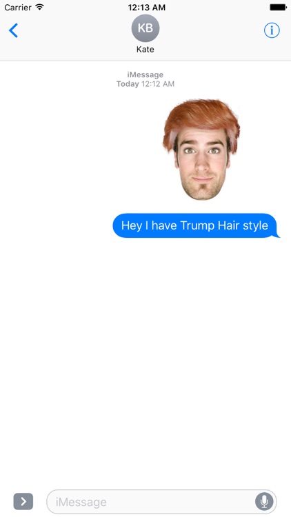 ElectionMoji - Trump Hair Stickers Pack