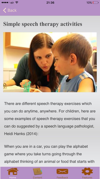 Speech Therapy Exercises