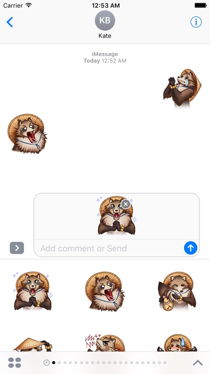 Tanuki Stickers Pack