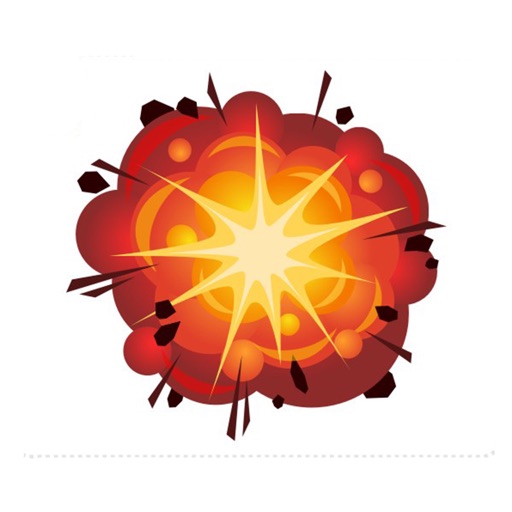 Explosion Sticker Icon